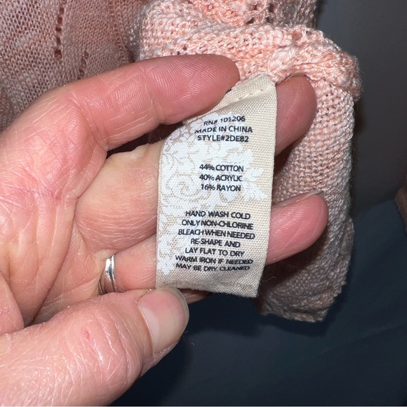 Chico’s Colorful Crewneck Sweater Women’s size 1 - Picture 5 of 6